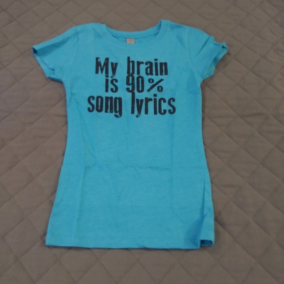 Blue Graphic Kids T-Shirt - Picture 3 of 5